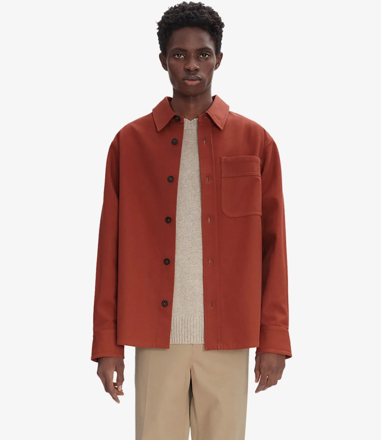 Basile Brodu00e9e Poitrine overshirt