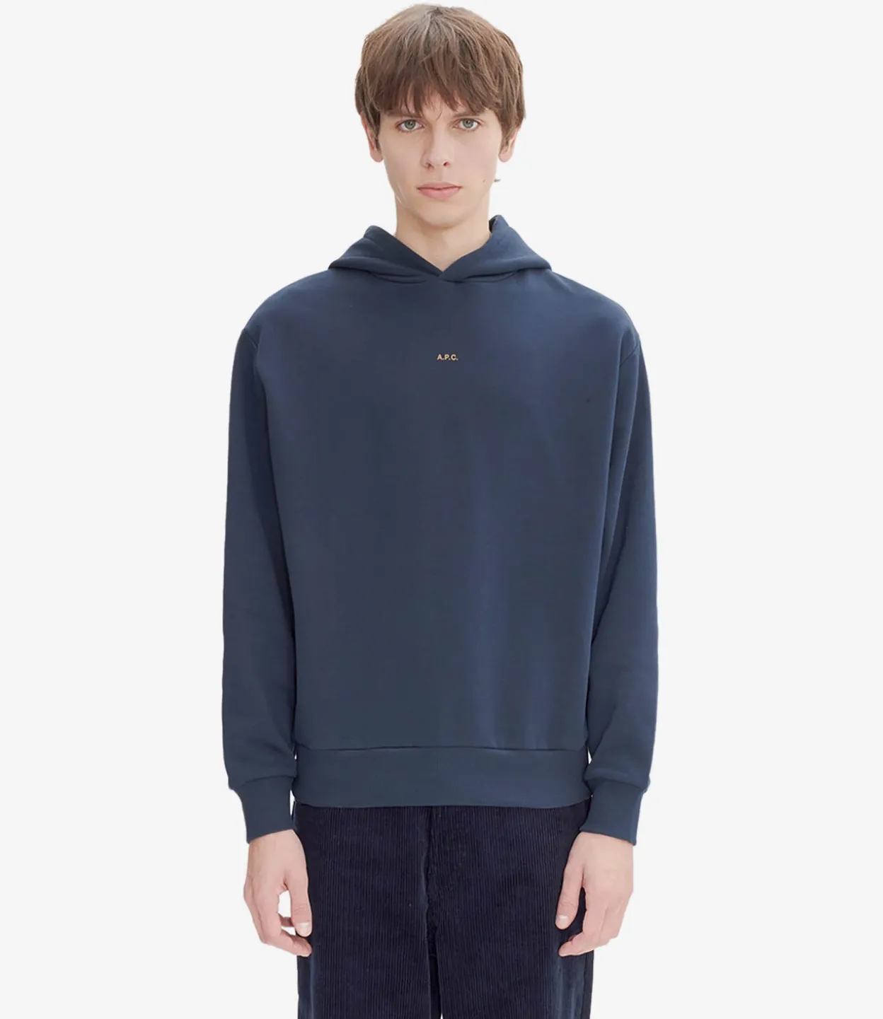 Boxy Micro Logo hoodie
