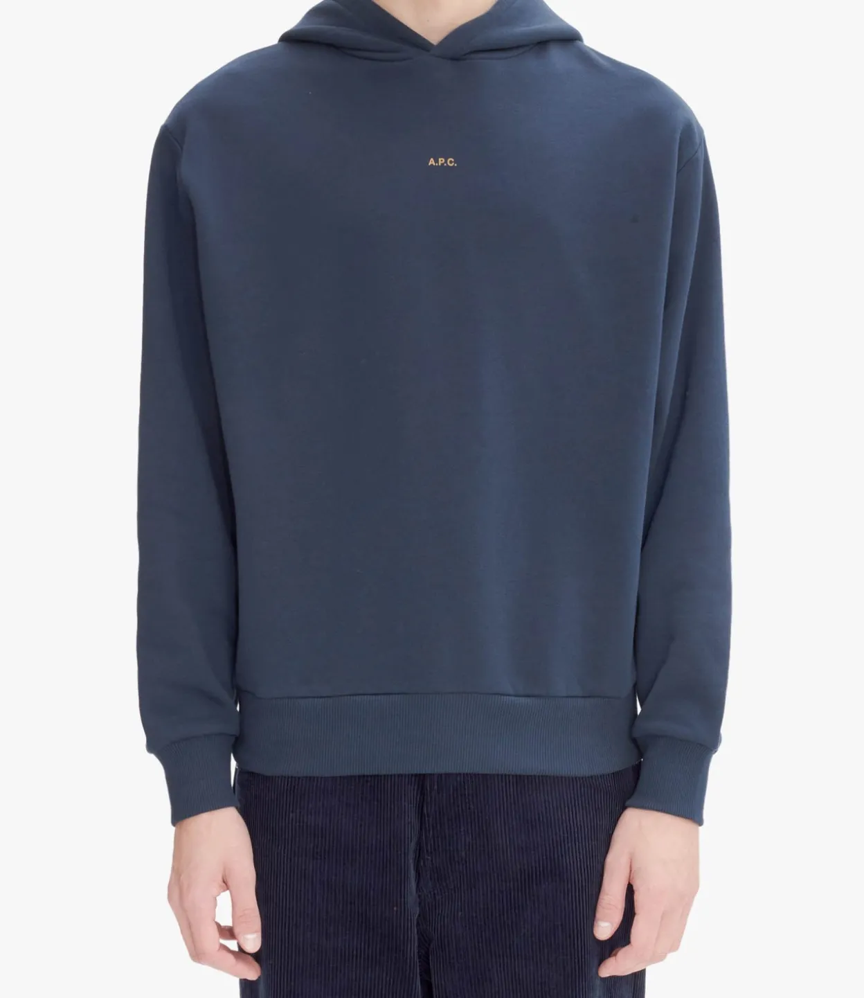 Boxy Micro Logo hoodie