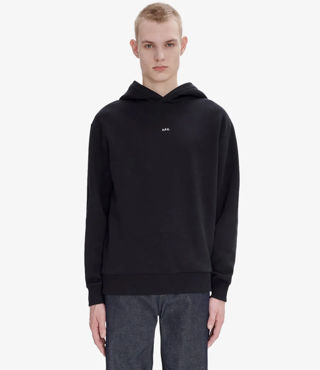 Boxy Micro Logo hoodie