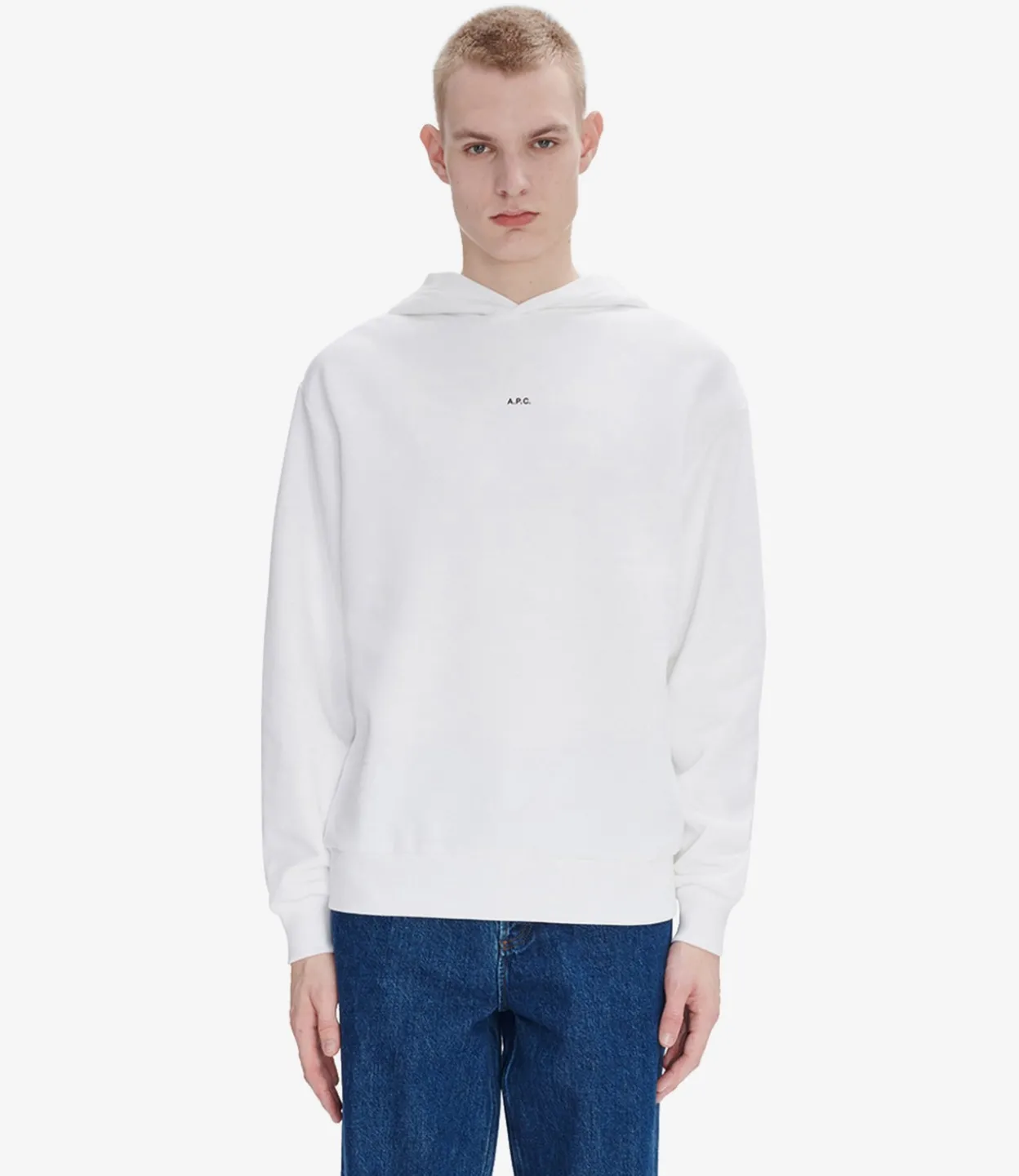 Boxy Micro Logo hoodie