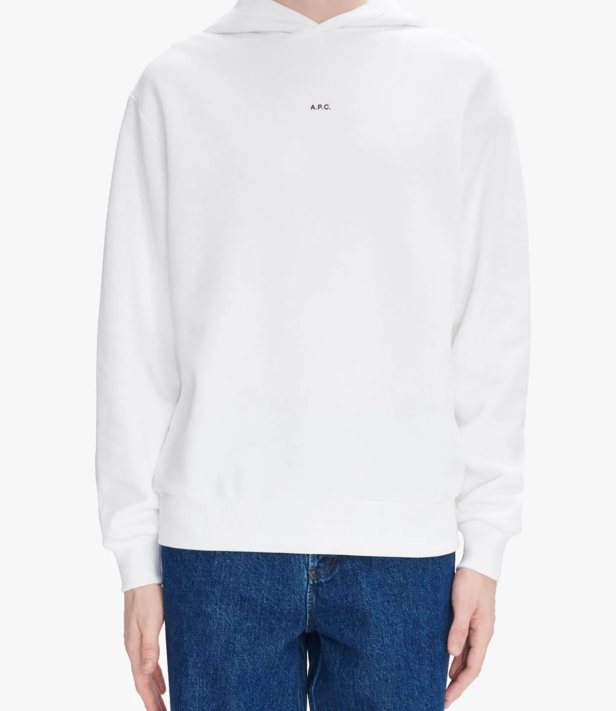 Boxy Micro Logo hoodie