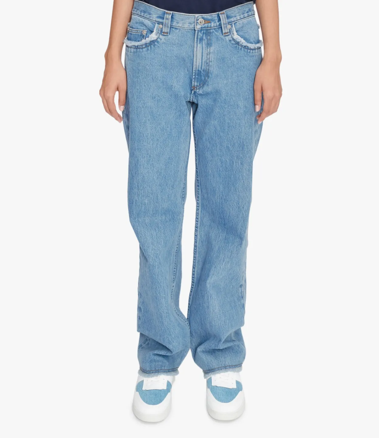 Relaxed Raw Edge F jeans