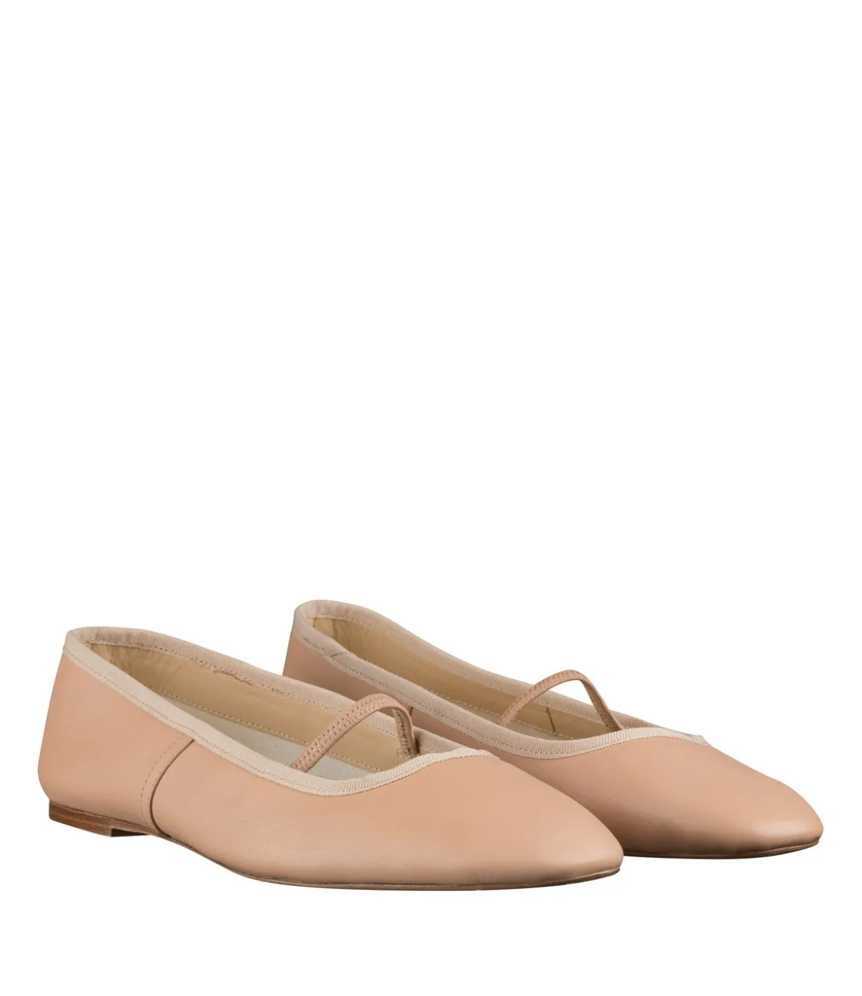 Swan ballet flats