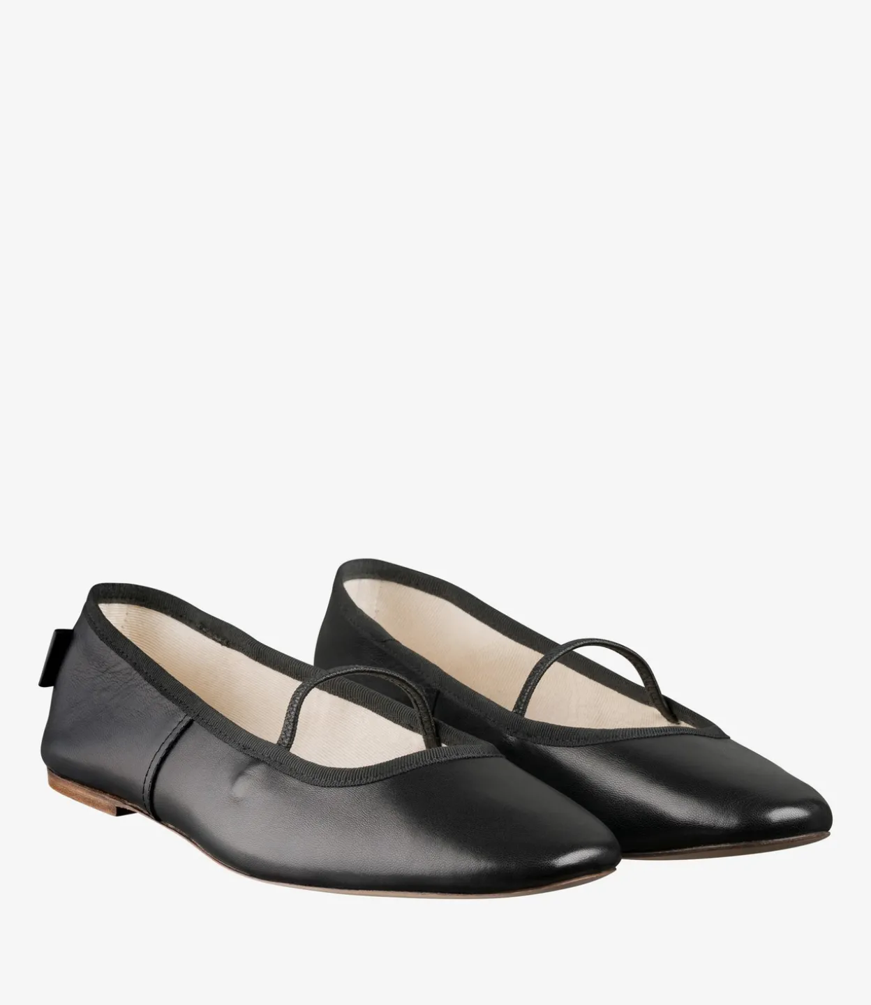Swan ballet flats