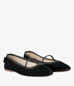 Swan ballet flats