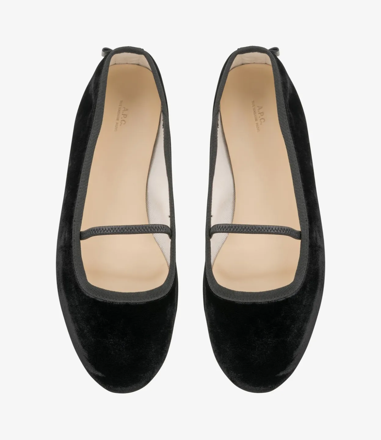 Swan ballet flats