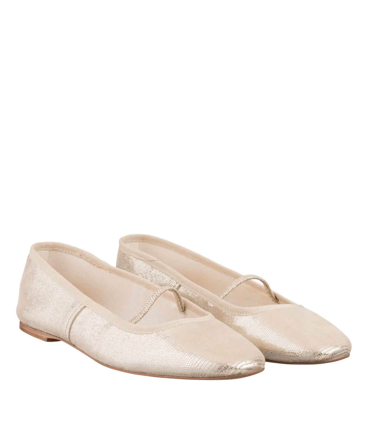 Swan ballet flats