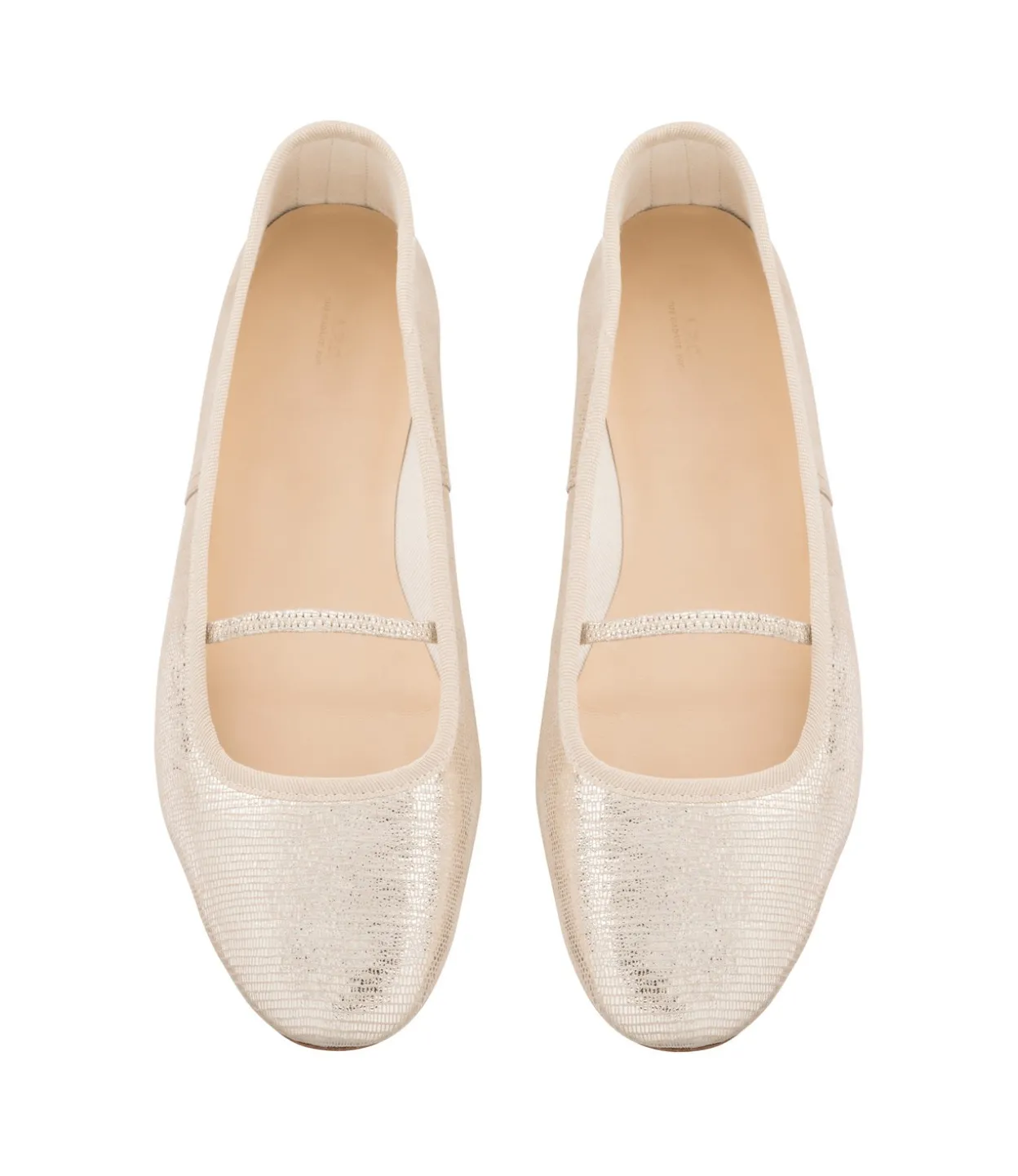 Swan ballet flats